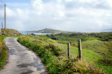 Inishlyon from just above St. Colman's graveyard. Lat-Long - 53° 36.7092N, 10° 10.0218W | Roger Harrison