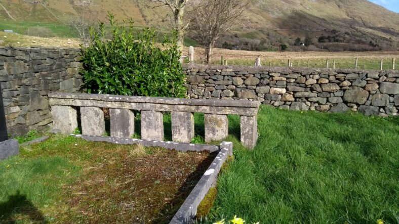 Old Wall in Graveyard