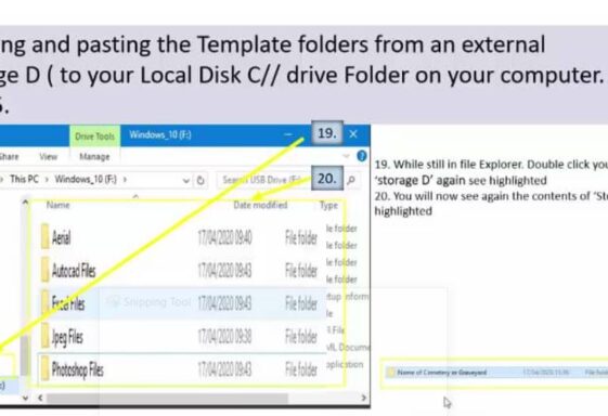 Excel training for digitising graveyard records