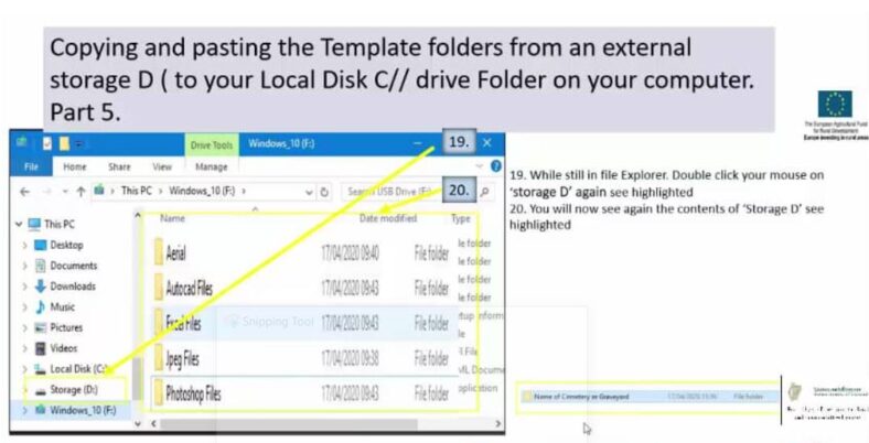 Excel training for digitising graveyard records - Galway County ...