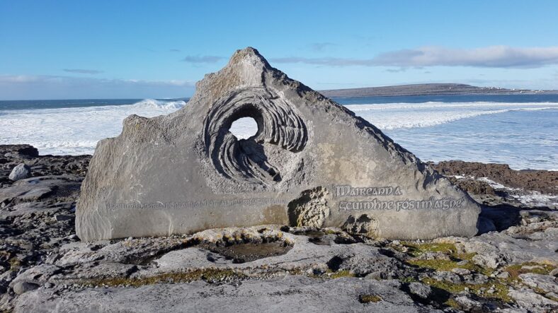 An Cloch Caomhneacáin, Memorial Stone to those the sea too from us | Paddy Crowe