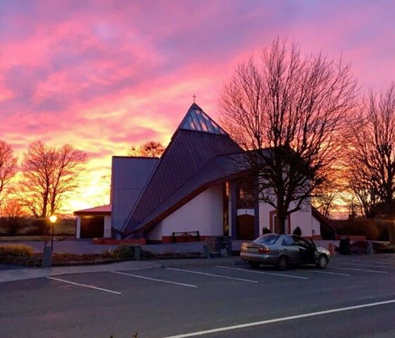 St Joseph's church, Milltown (Galway) during sunset | Fergal Leonard