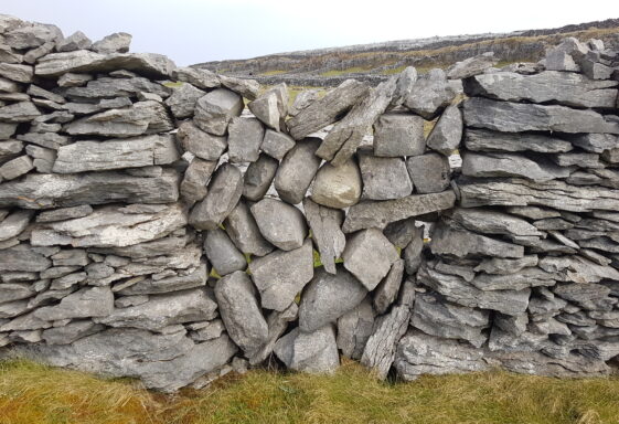 An example of many Bearna, stone gates on Inis Oírr