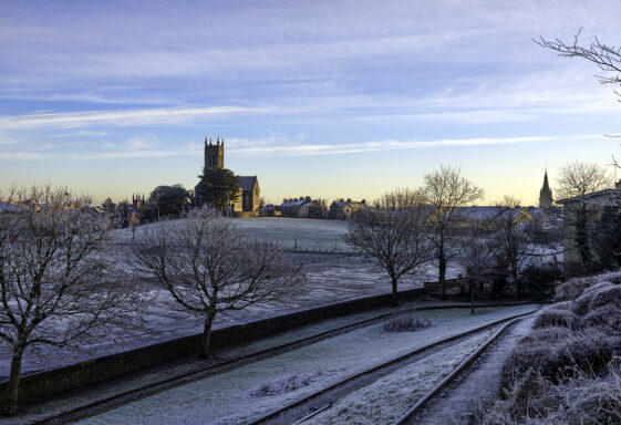 3 Churches on a December morning