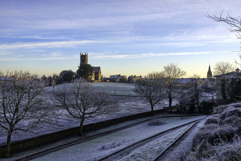 3 Churches on a December morning Ballinasloe | Robert Riddell