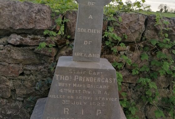 Memorial to Staff Captain Thomas Joseph Prendergast