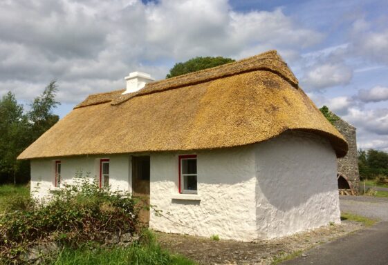 The Restored and Rethatched Miller’s Cottage