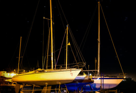 Yachts at Clifden Quay