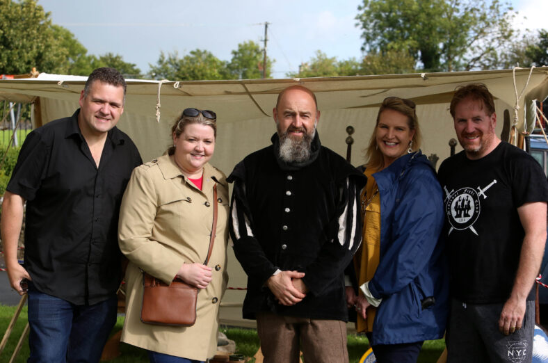 Des and Denise Healy, P.J. O'Brien and Cllr. Shelly and Brian Quinn at the Athenry Walled town Day
 | Photo: Hany Marzouk