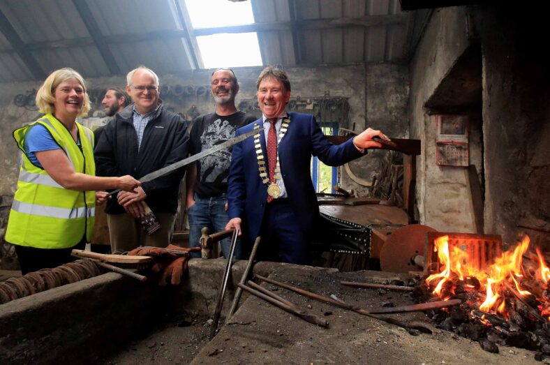 Pictured at the opening of the restored 