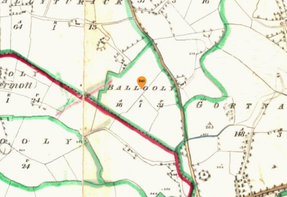 Ballooly, Baile Ulaidh, town of the apples