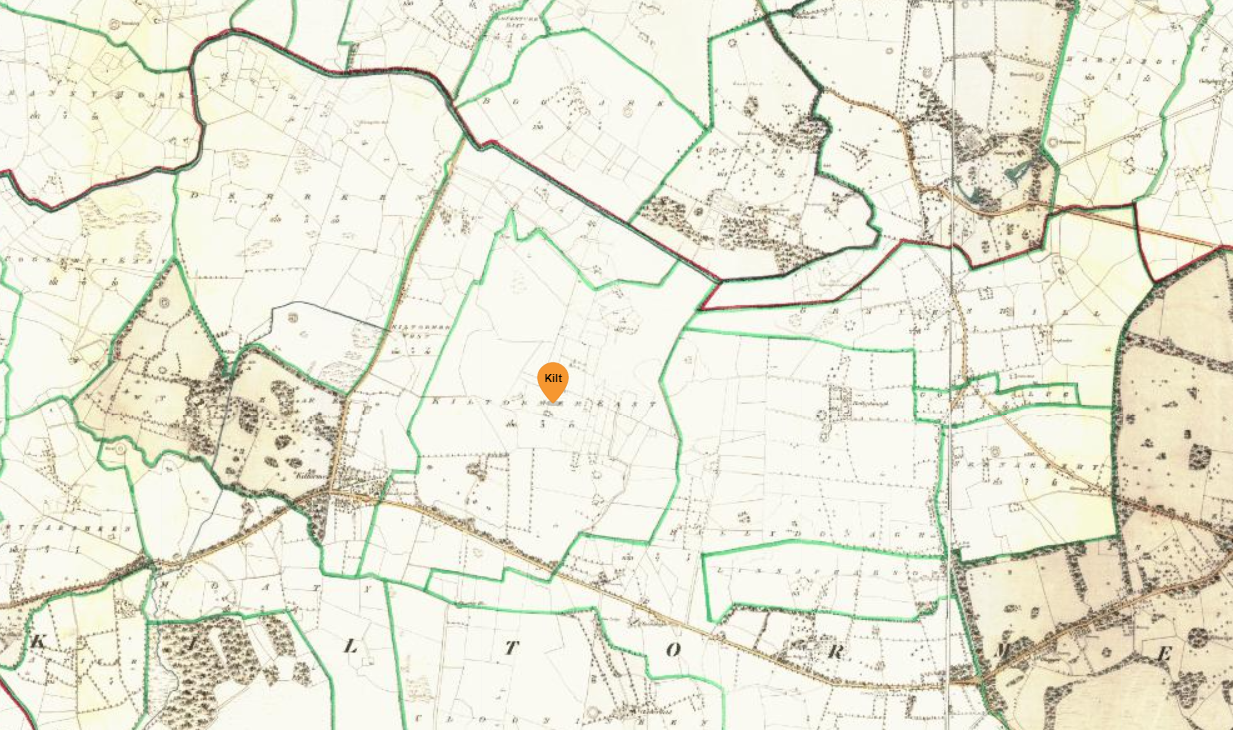 Kiltormer East, Cill Tormoir Thoir Tormers Church Galway County