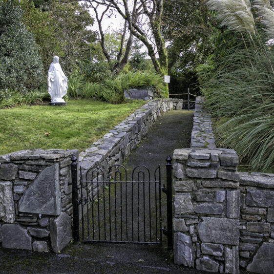 Entrance to the Sisters of Mercy nun's cemetery next to St. Joseph's Church, Clifden.
Lat / Long: 53° 29' 23.622'' N, 10° 1' 10.8372'' W.
What3Words: ///toast.segments.tenses | Roger Harrison