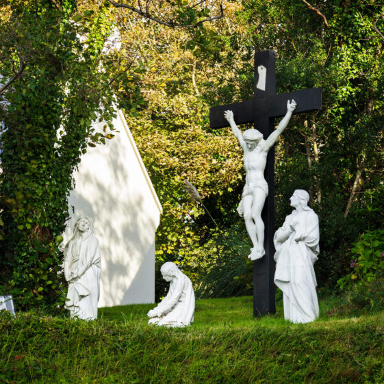 Grotto at St. Joseph's Church, Clifden.
Lat / Long: 53° 29' 23.3772'' N, 10° 1' 11.5788'' W.
What3Words: ///sober.elder.receive.
 | Roger Harrison