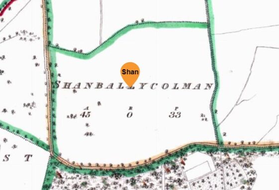 Shanballycolman, Seanbhaile Ui Chlumhain, Colman’s old town