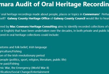 Audit of Oral Heritage Recording for County Galway