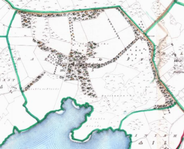 Ballinduff OS Map 1840 | Source: Webworld.org