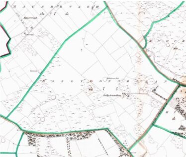 Ballydonnellan OS Map 1840 | Webworld.org