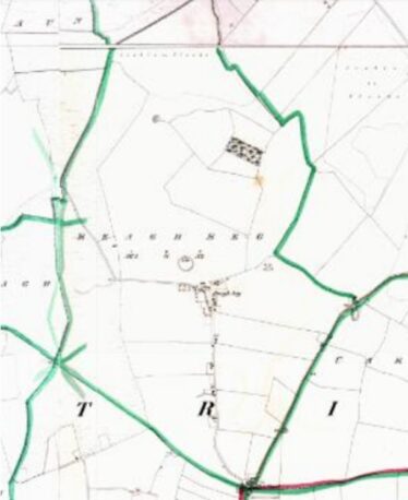 Beaghbeg OS Map 1840 | Webworld.org