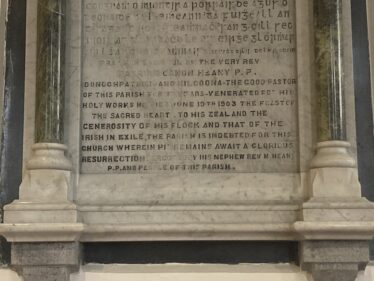 Inscription on Memorial Tablet | Photo: Liam Burke
