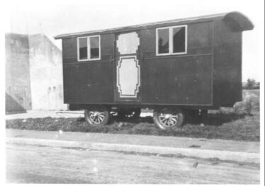 Ronald Lyon's living wagon |  Photo Courtesy of Maurice Lyons