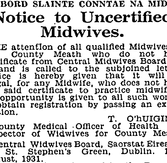 Newspaper Notice