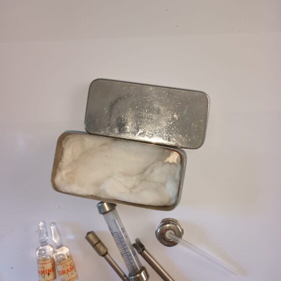 Syringes in a box