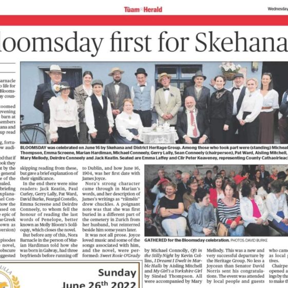 Bloomsday - Skehana, June 2022.