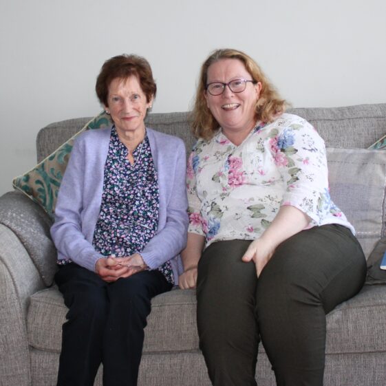 Pauline McGowan with Emma Laffey