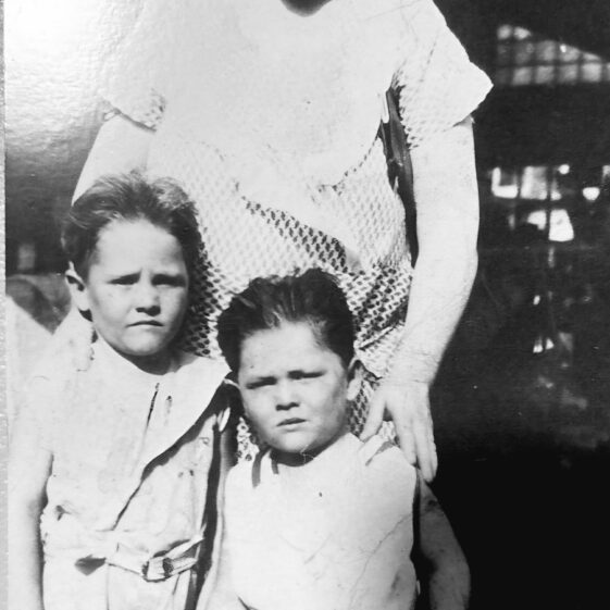 Mike Laffey with his mother Mary Laffey and brother Jack Laffey | Mike Laffey