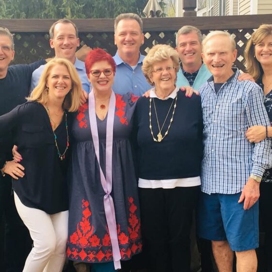 Mike Laffey with his wife Ann and his family | Mike Laffey
