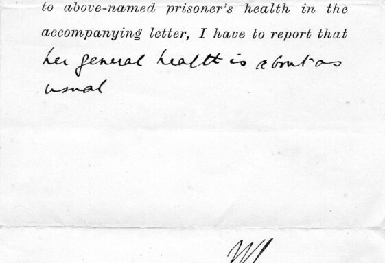 Letter from Mrs Kathleen Clarke