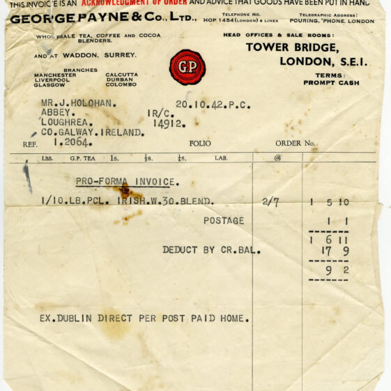 Shop Licenses and Receipts