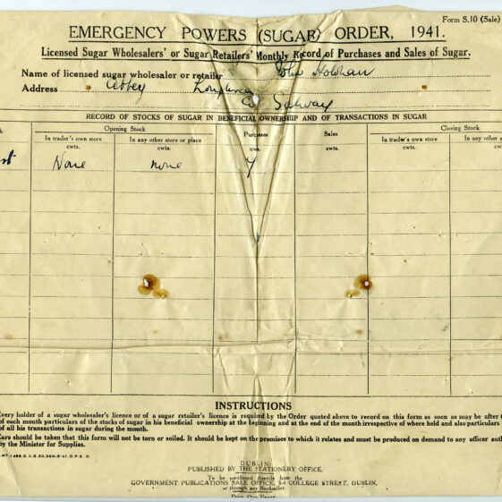 Shop Licenses and Receipts