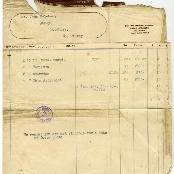 Shop Licenses and Receipts