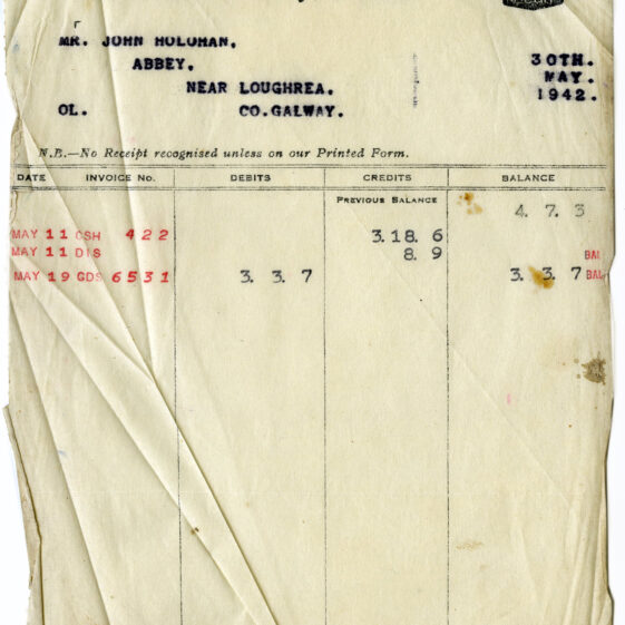 Shop Licenses and Receipts