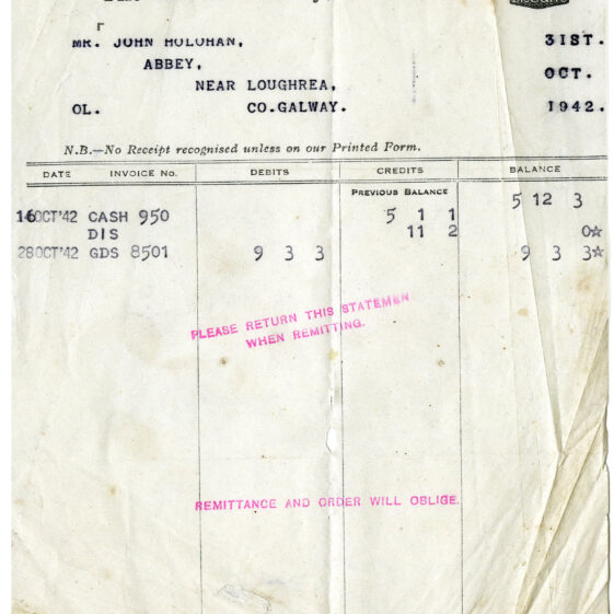 Shop Licenses and Receipts