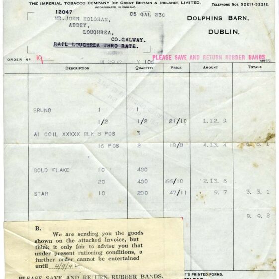 Shop Licenses and Receipts
