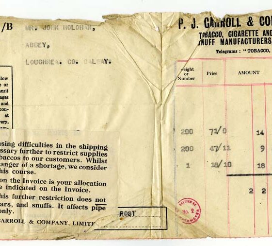 Shop Licenses and Receipts