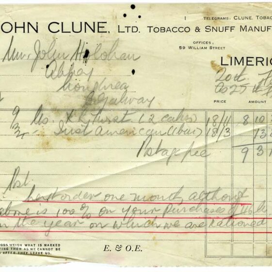 Shop Licenses and Receipts