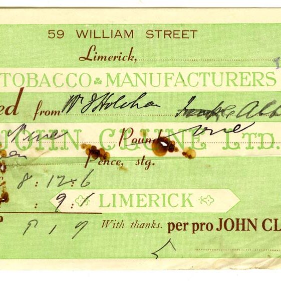 Shop Licenses and Receipts