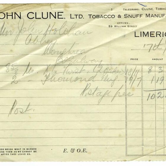Shop Licenses and Receipts
