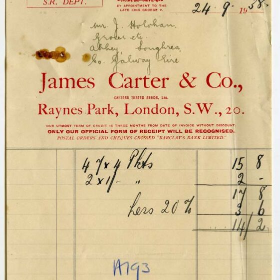 Shop Licenses and Receipts