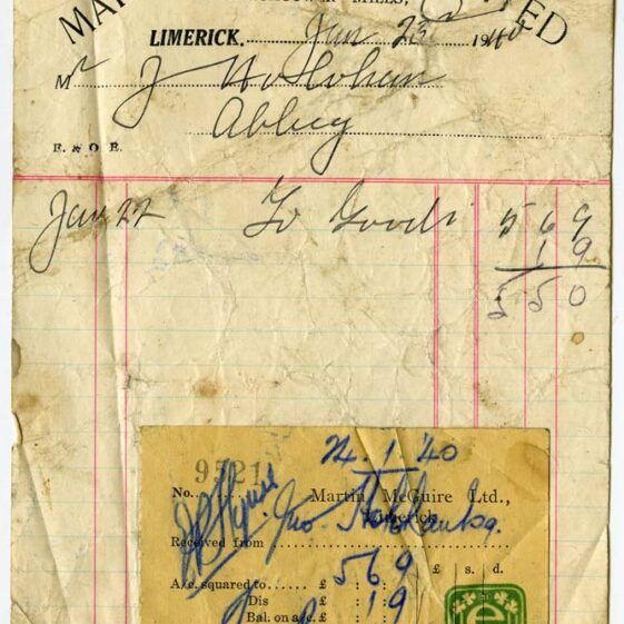 Shop Licenses and Receipts