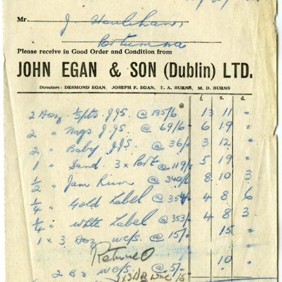 Shop Licenses and Receipts
