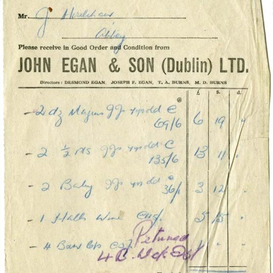 Shop Licenses and Receipts