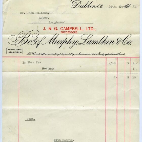 Shop Licenses and Receipts
