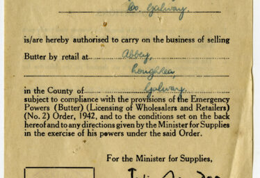 Shop Licenses and Receipts