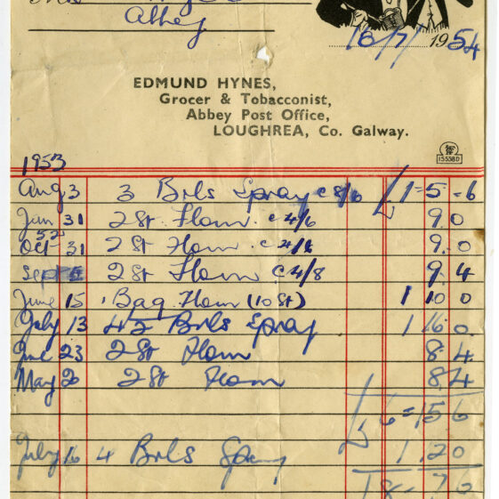Shop Receipts
