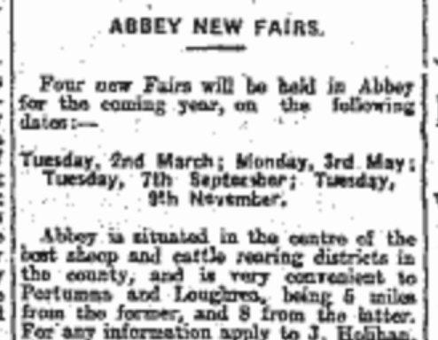 Fair Days in Abbey in 1915
